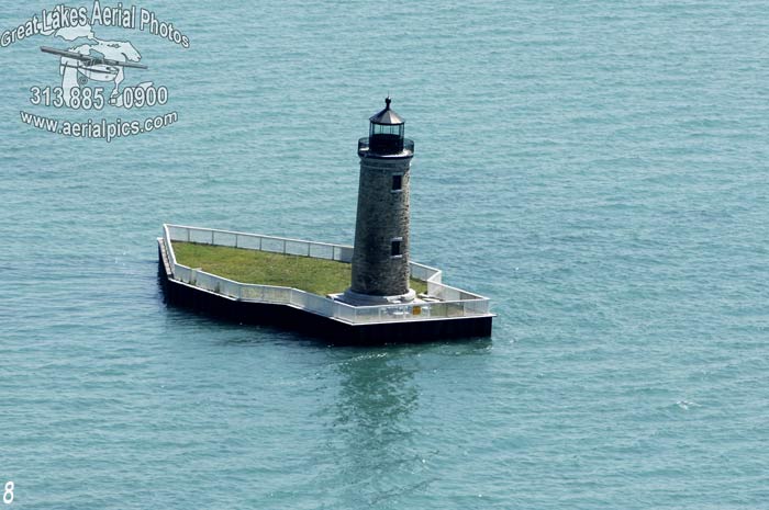 Completed Restoration Of The Rear South Channel Lake St. Clair Rear Range Light #8 ©